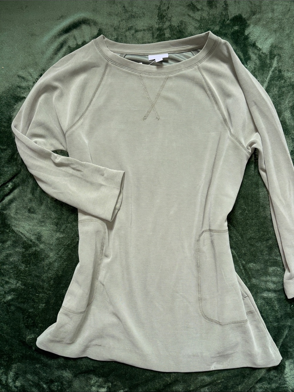 J. Jill Olive-Green Long Sleeve Tunic